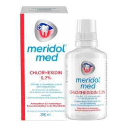 Meridol med chlorhexidine 0,2 % liuos suuonteloon, 300 ml
