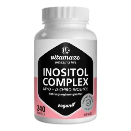 Inositolikompleksi kromi + B6-vitamiini + foolihappokapselit, 240 kpl