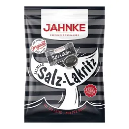 Jahnke Salmiak suolalakritsamakeiset, 125 g