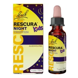 Bachin kukat Rescura Night Kids -tipat alkoholittomat, 10 ml