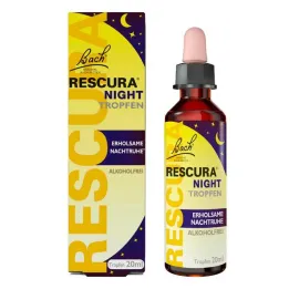 Bachin kukat Rescura Night -tipat alkoholittomat, 20 ml