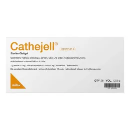 Cathejell Lidocaine C steriili voiteluaine Zhs 12,5 g, 25 kpl