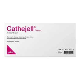 Cathejell Mono steriili voiteluaine Zhs 12,5 g, 25 kpl