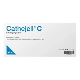 Cathejell C steriili voiteluaine Zhs 12,5 g, 25 kpl