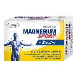 Dr. Böhm Magnesium Sport + kreatiinirakeet, 30 kpl