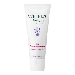 Weleda baby 3in1 kasvovoide valkoinen malva, 50 ml